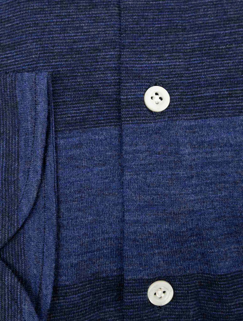 Isaia Blue Wool shirt