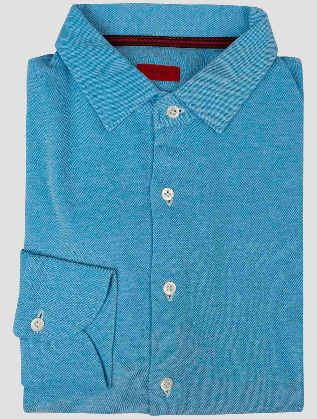 Isaia Isaia Light Blue Cotton shirt Light Blue 000