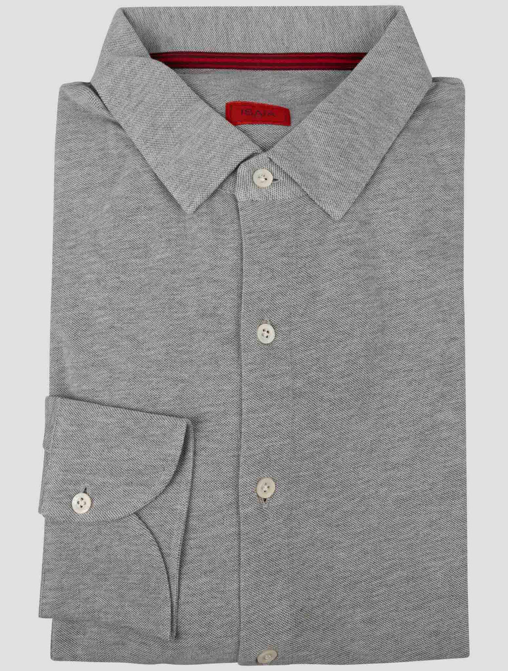 Isaia Isaia Gray Wool shirt Gray 000