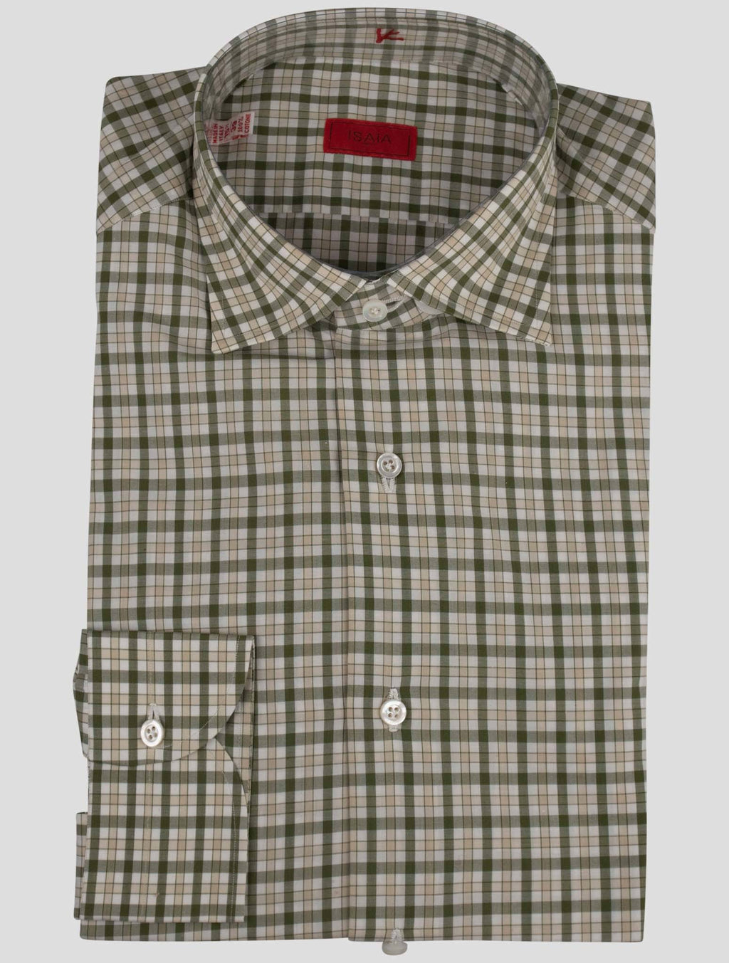 Isaia Multicolor Cotton Shirt