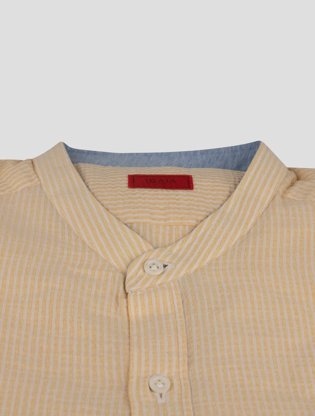 Isaia Isaia Yellow Cotton Shirt Yellow 001