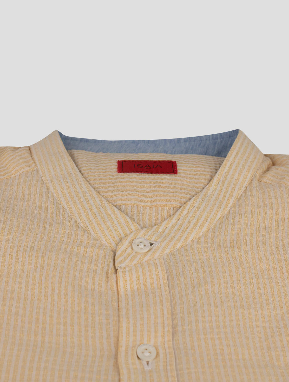 Isaia Isaia Yellow Cotton Shirt Yellow 001