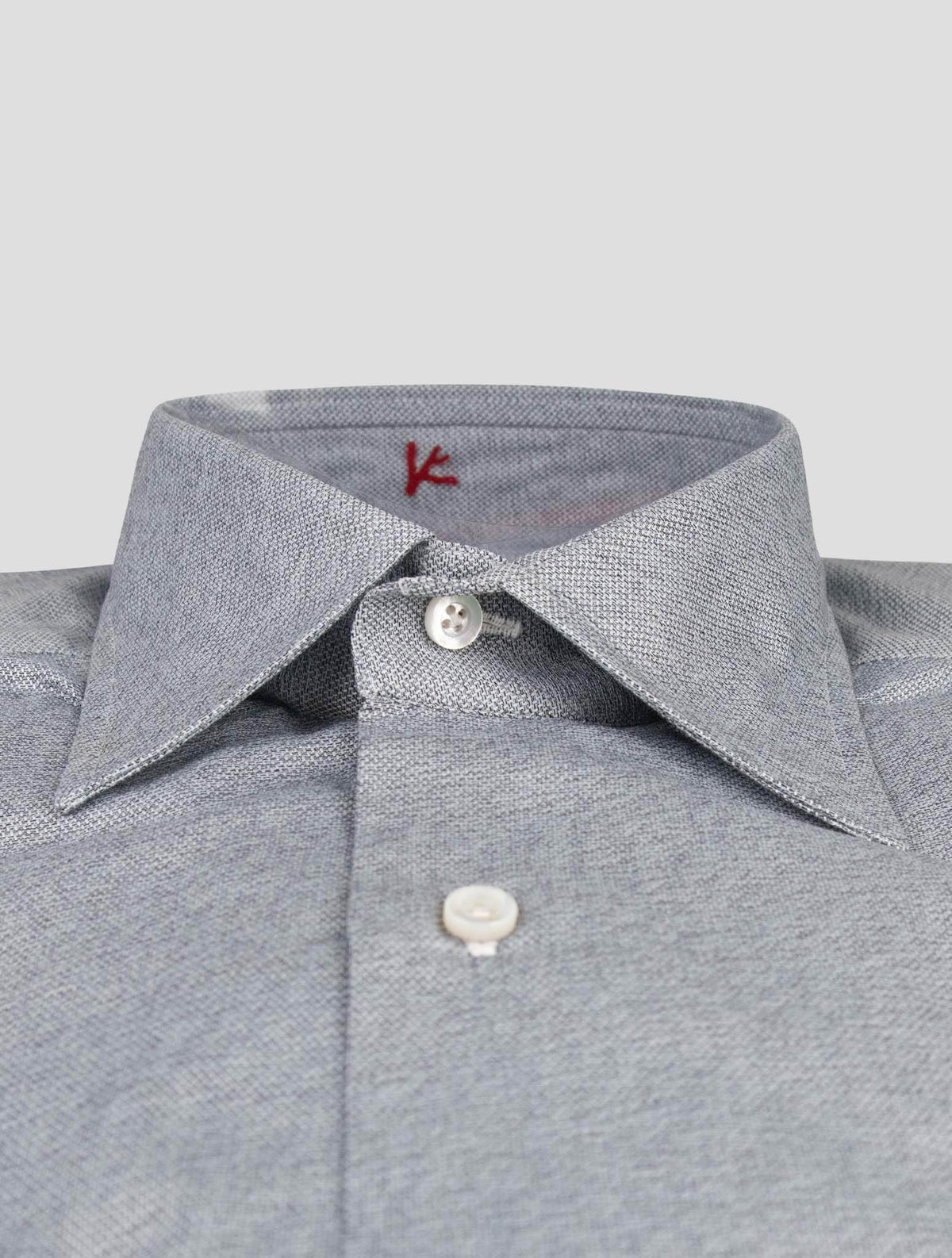 Isaia Isaia Gray Cotton Shirt Gray 001