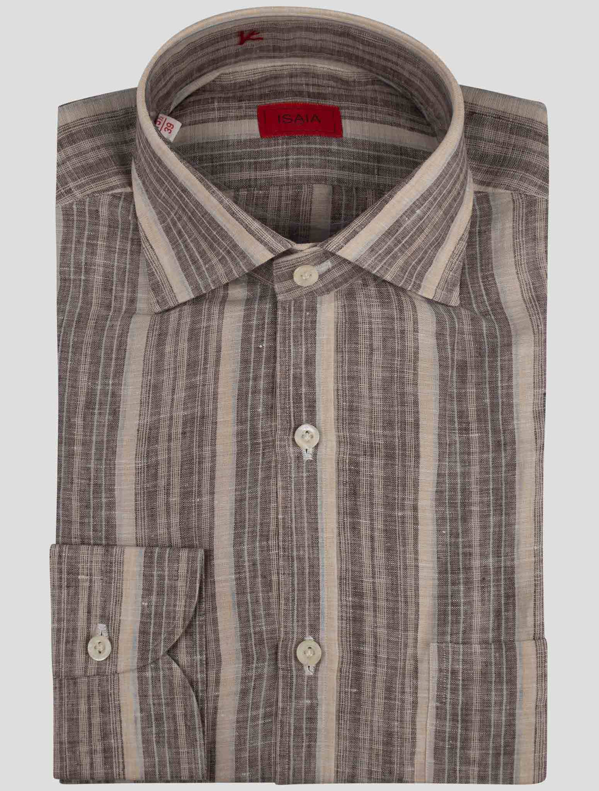 Isaia Multicolor Linen Shirt