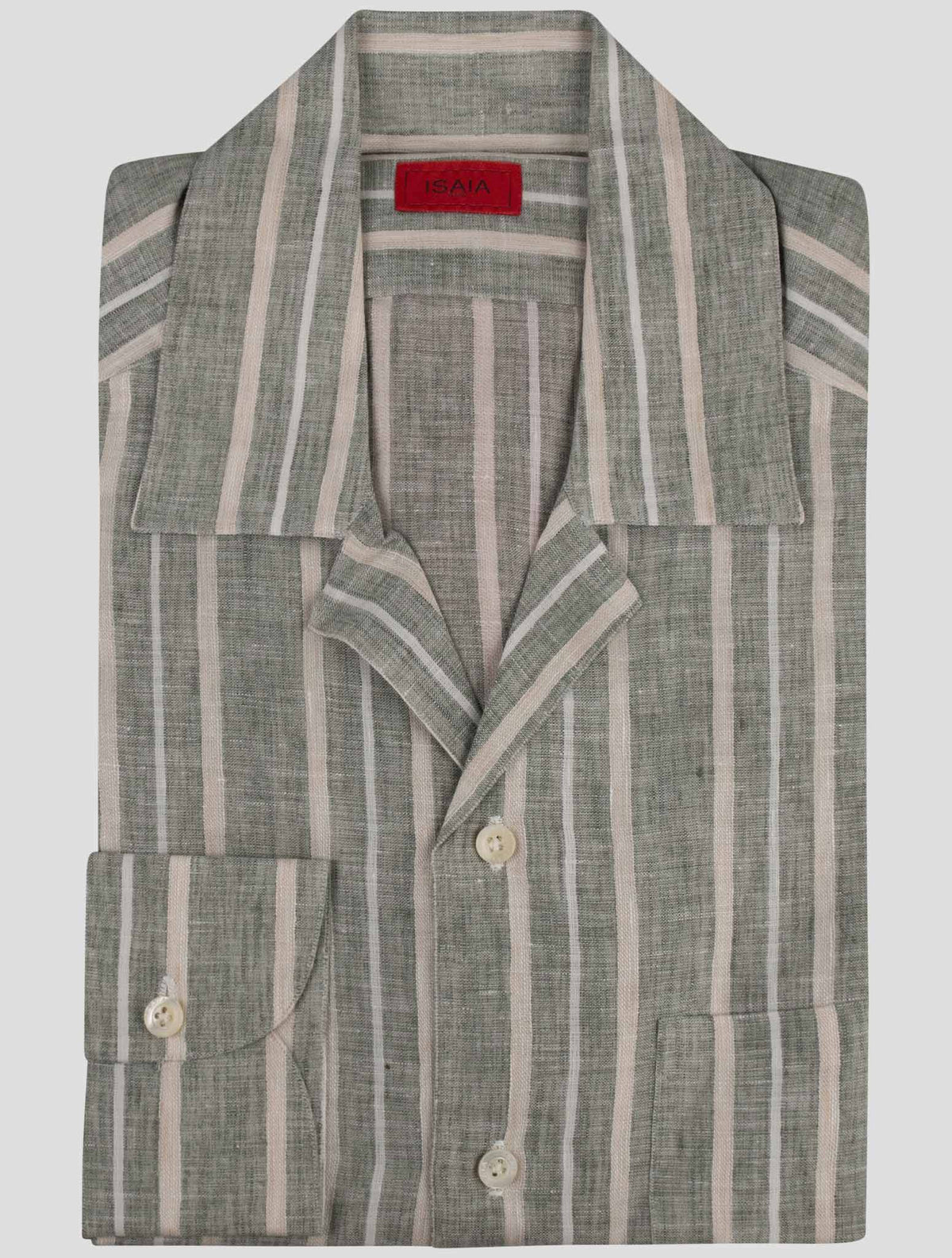 Isaia Isaia Multicolor Linen Shirt Multicolor 000