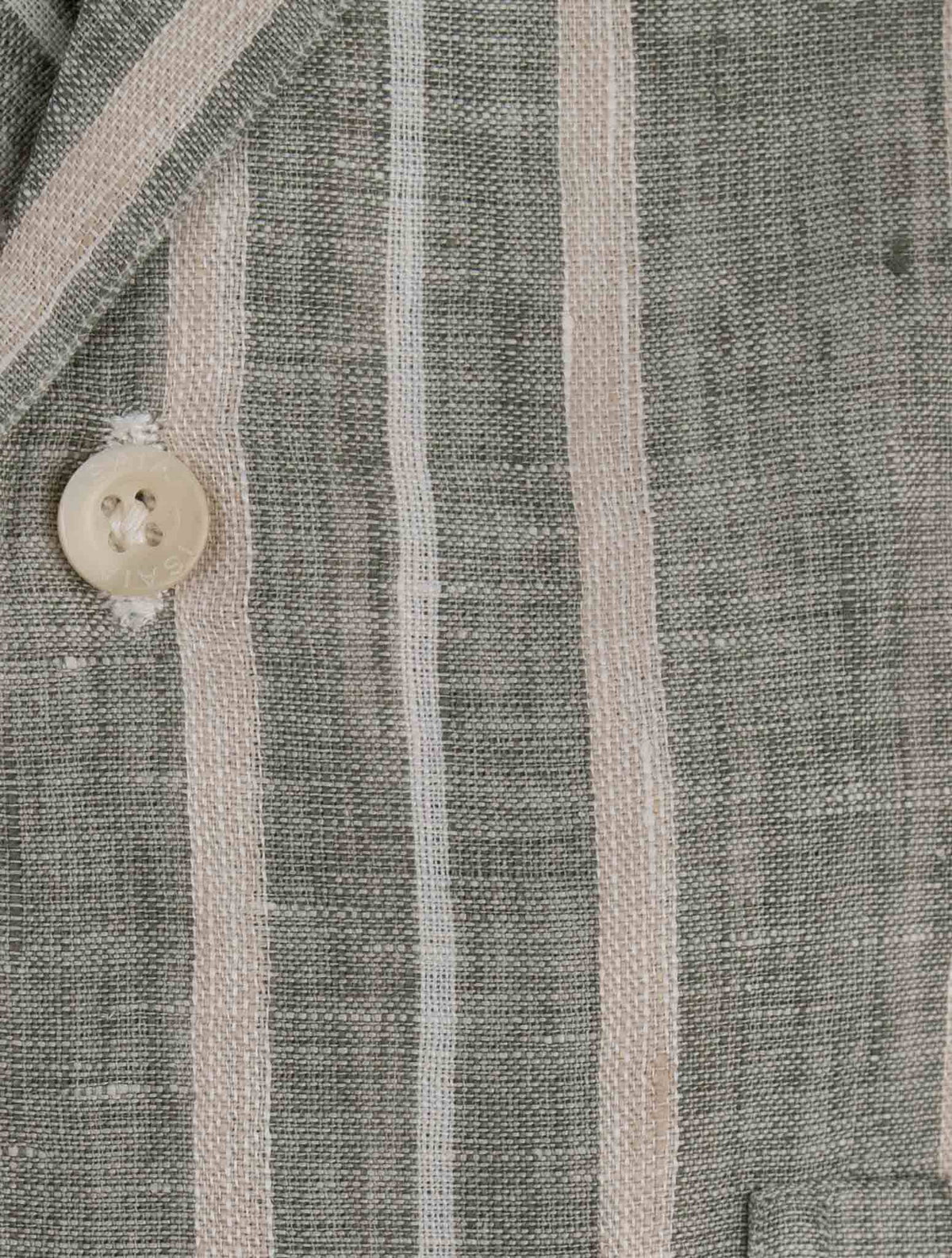 Isaia Multicolor Linen Shirt