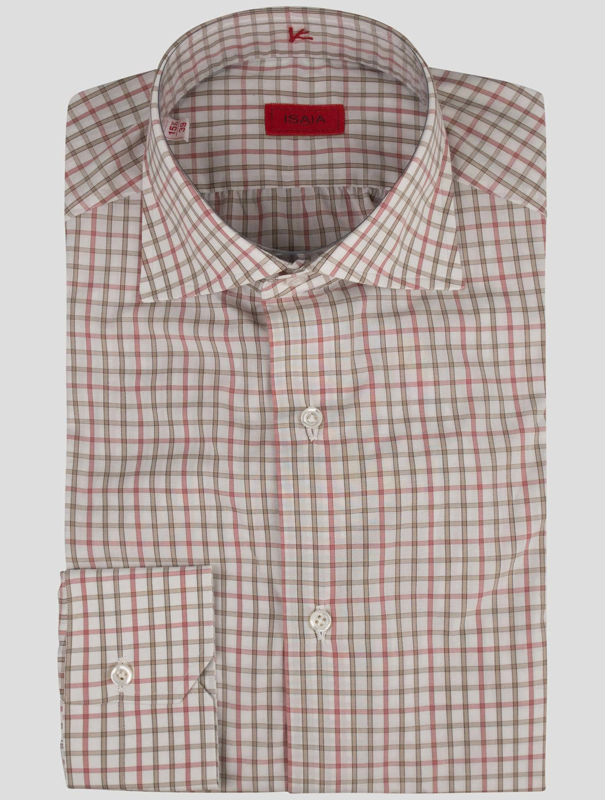 Isaia Multicolor Cotton Shirt
