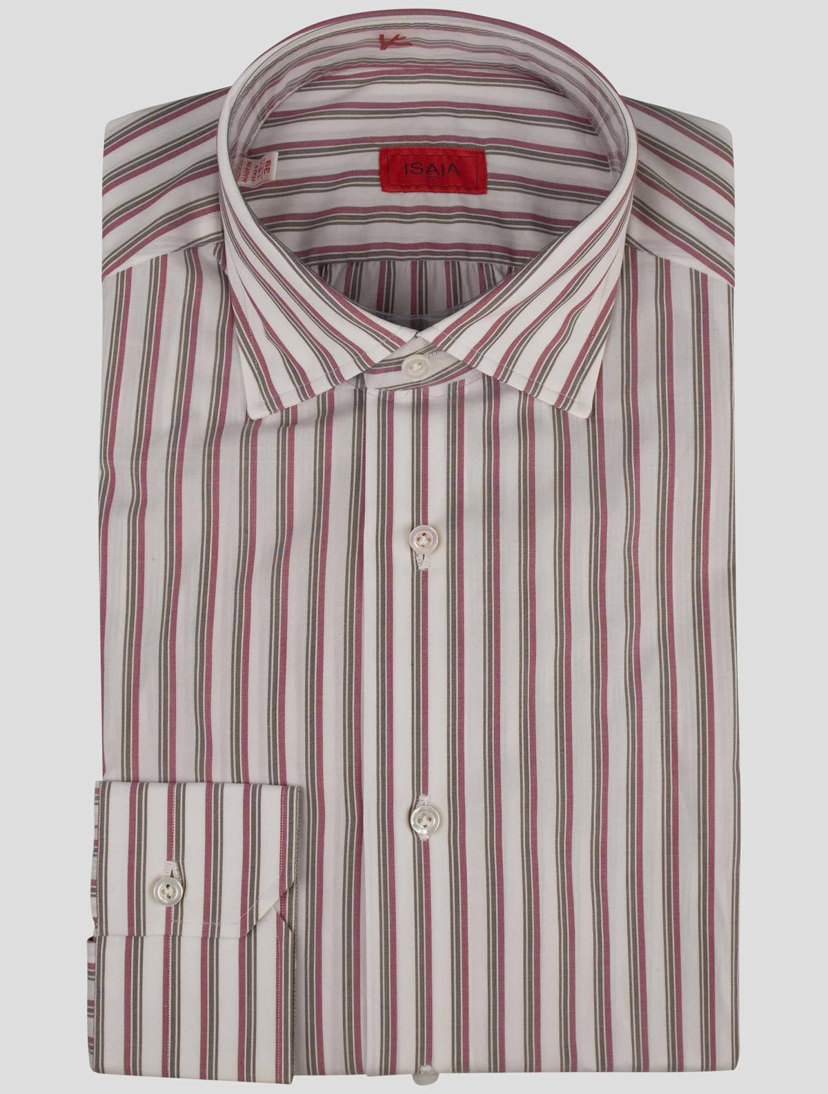 Isaia Multicolor Cotton Shirt