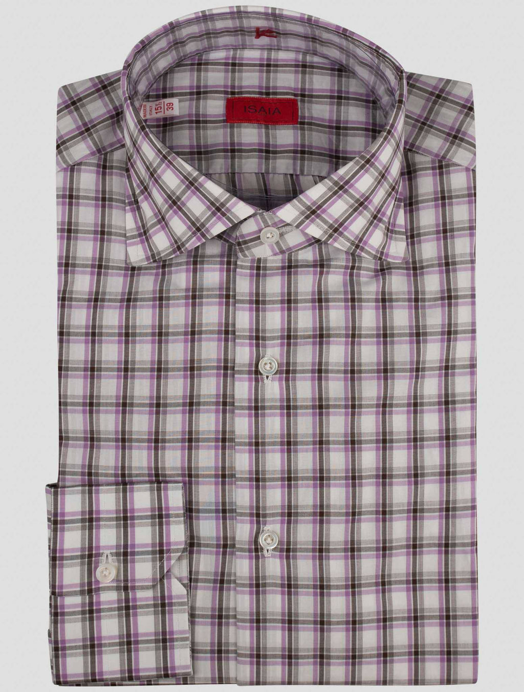 Isaia Multicolor Cotton Shirt