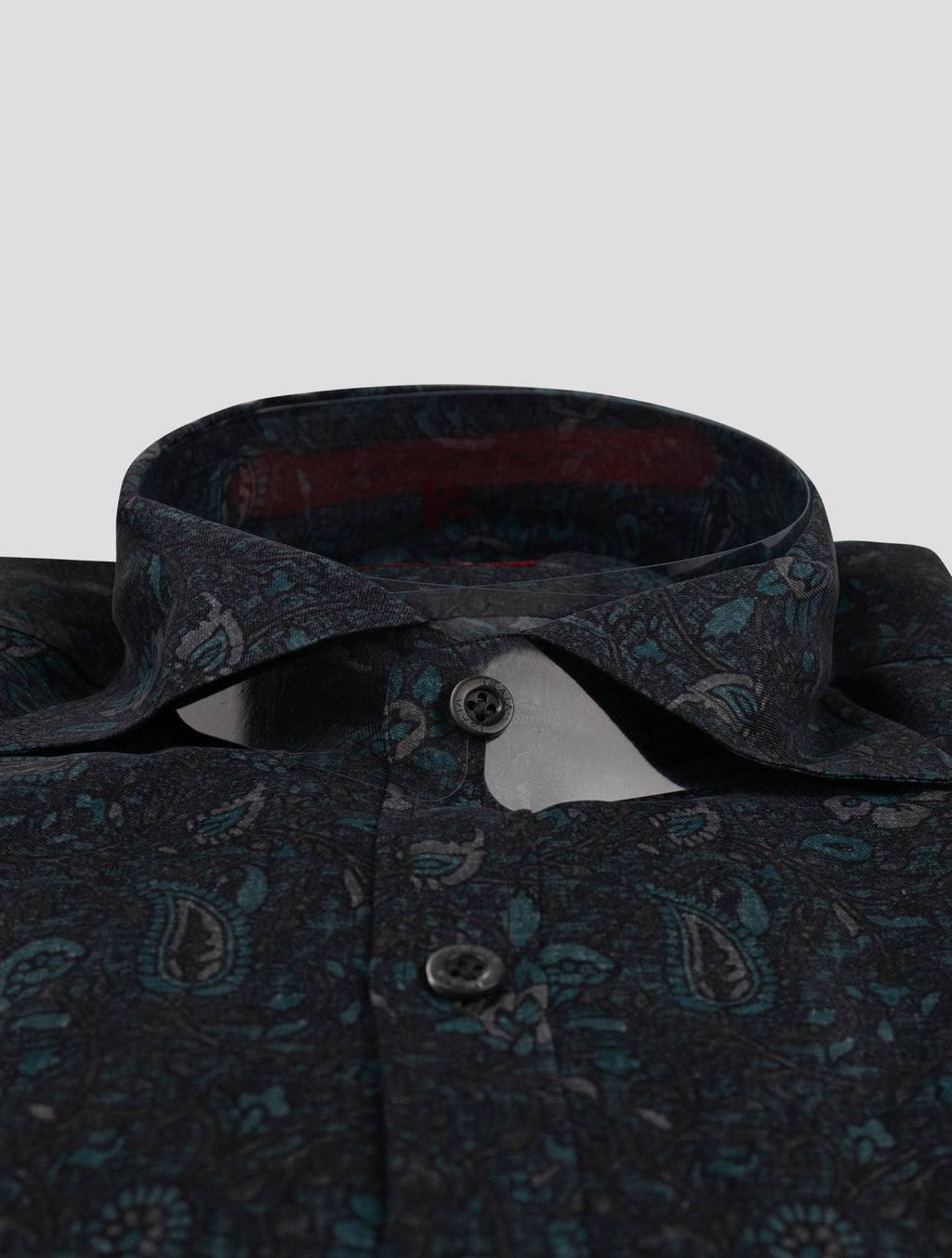 Isaia Isaia Blue Silk Shirt Blue 001