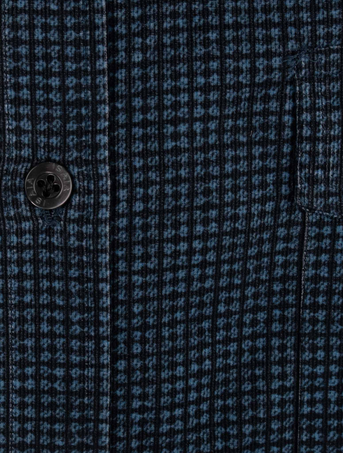 Isaia Blue Cotton Shirt