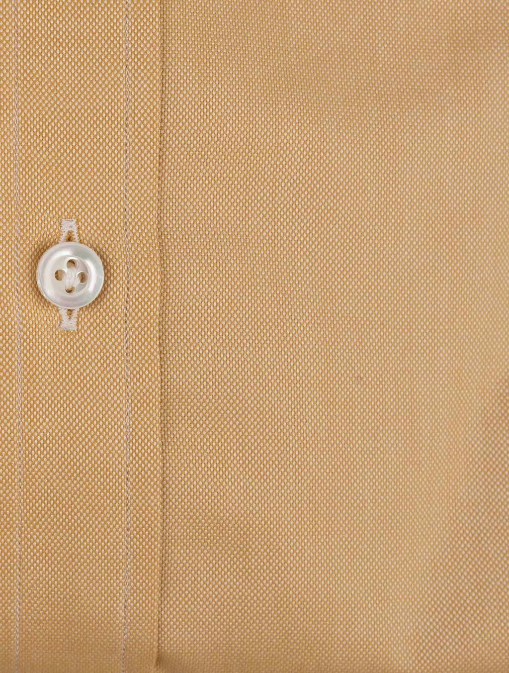 Isaia Yellow Cotton Shirt
