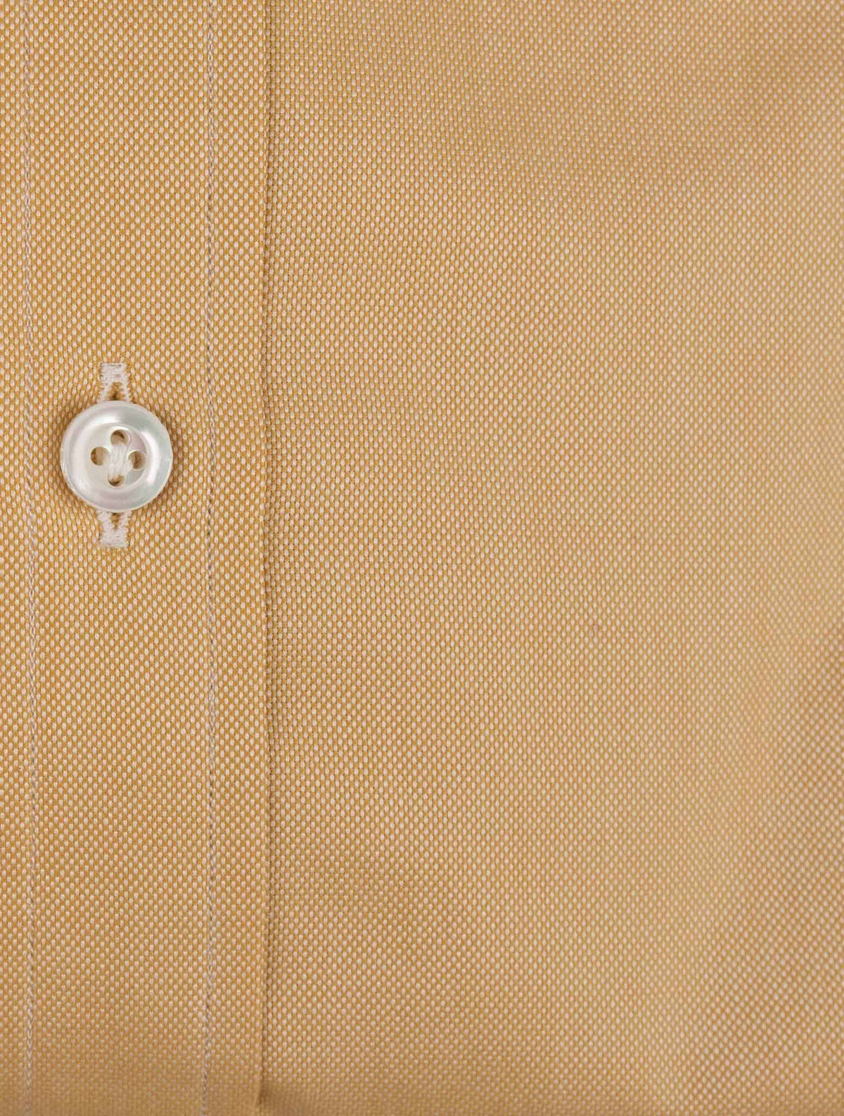 Isaia Yellow Cotton Shirt