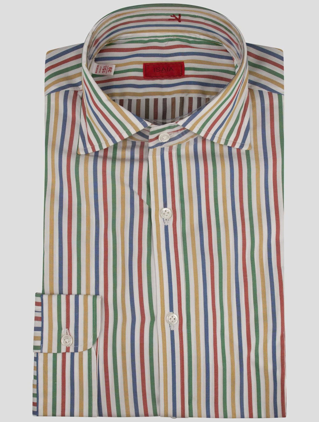 Isaia Multicolor Cotton Shirt