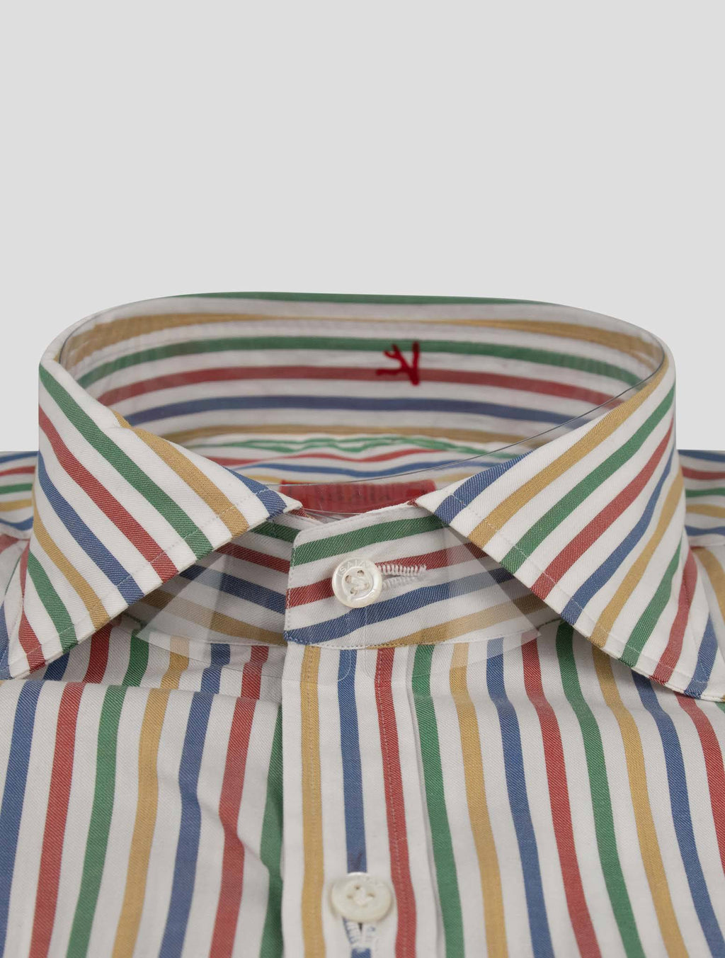 Isaia Isaia Multicolor Cotton Shirt Multicolor 001