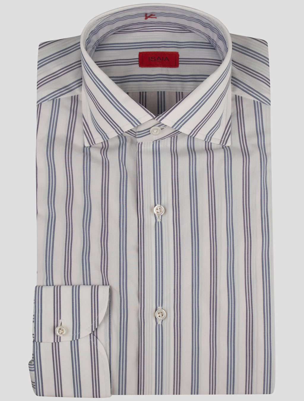 Isaia Multicolor Cotton Shirt