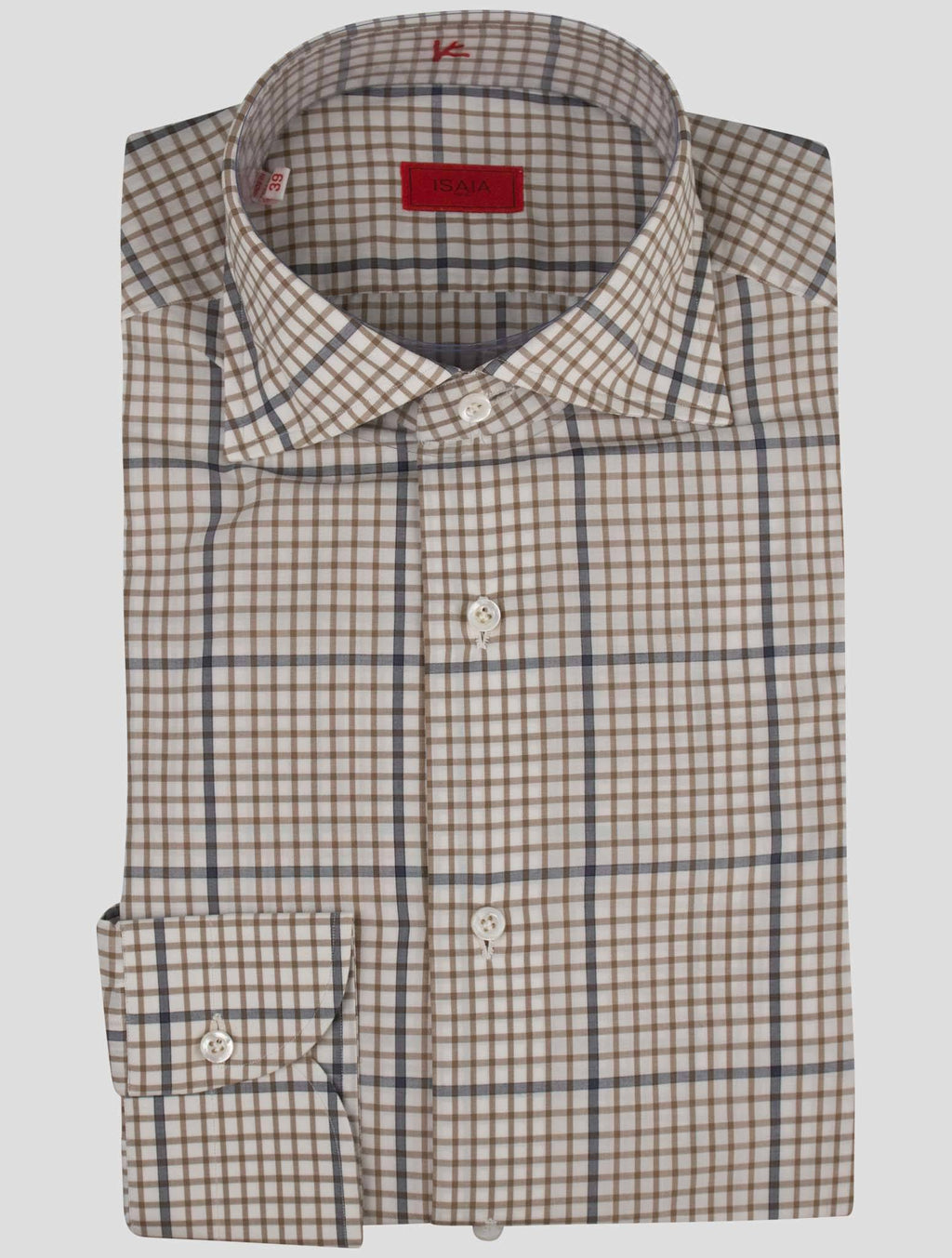 Isaia Multicolor Cotton Shirt