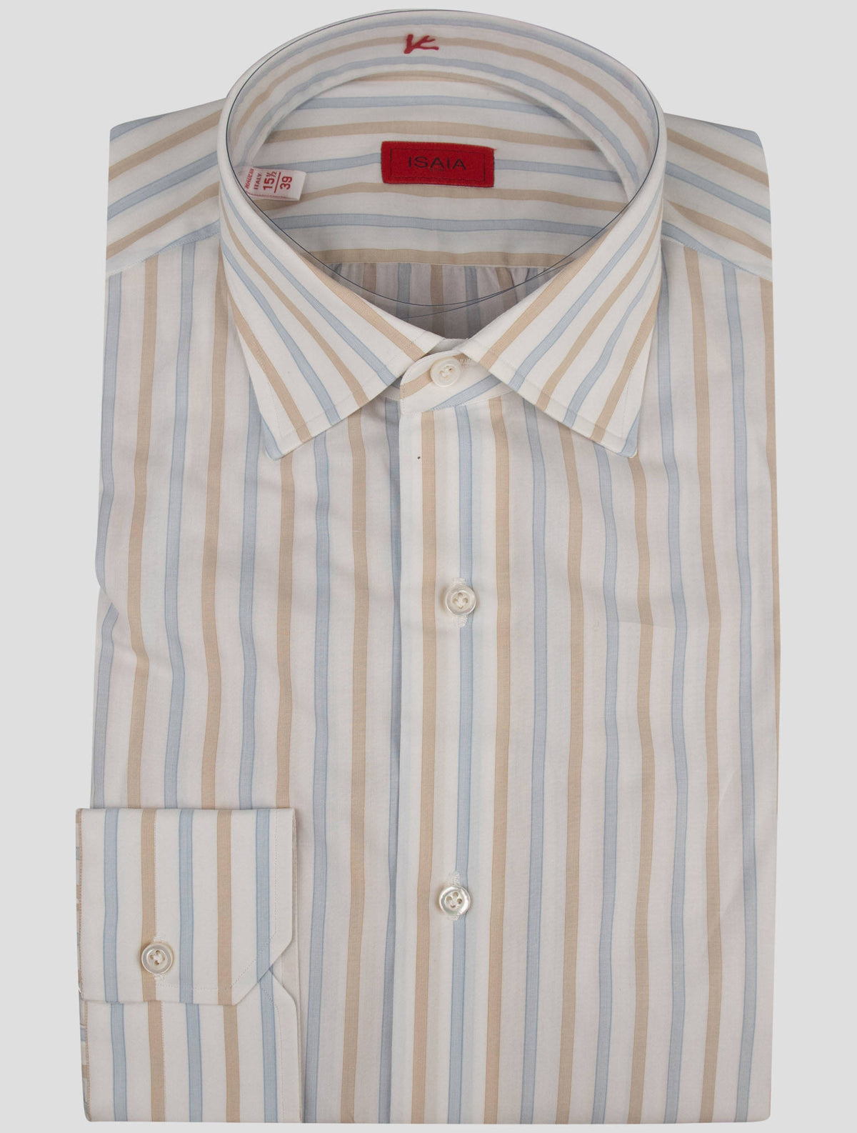 Isaia Multicolor Cotton Shirt