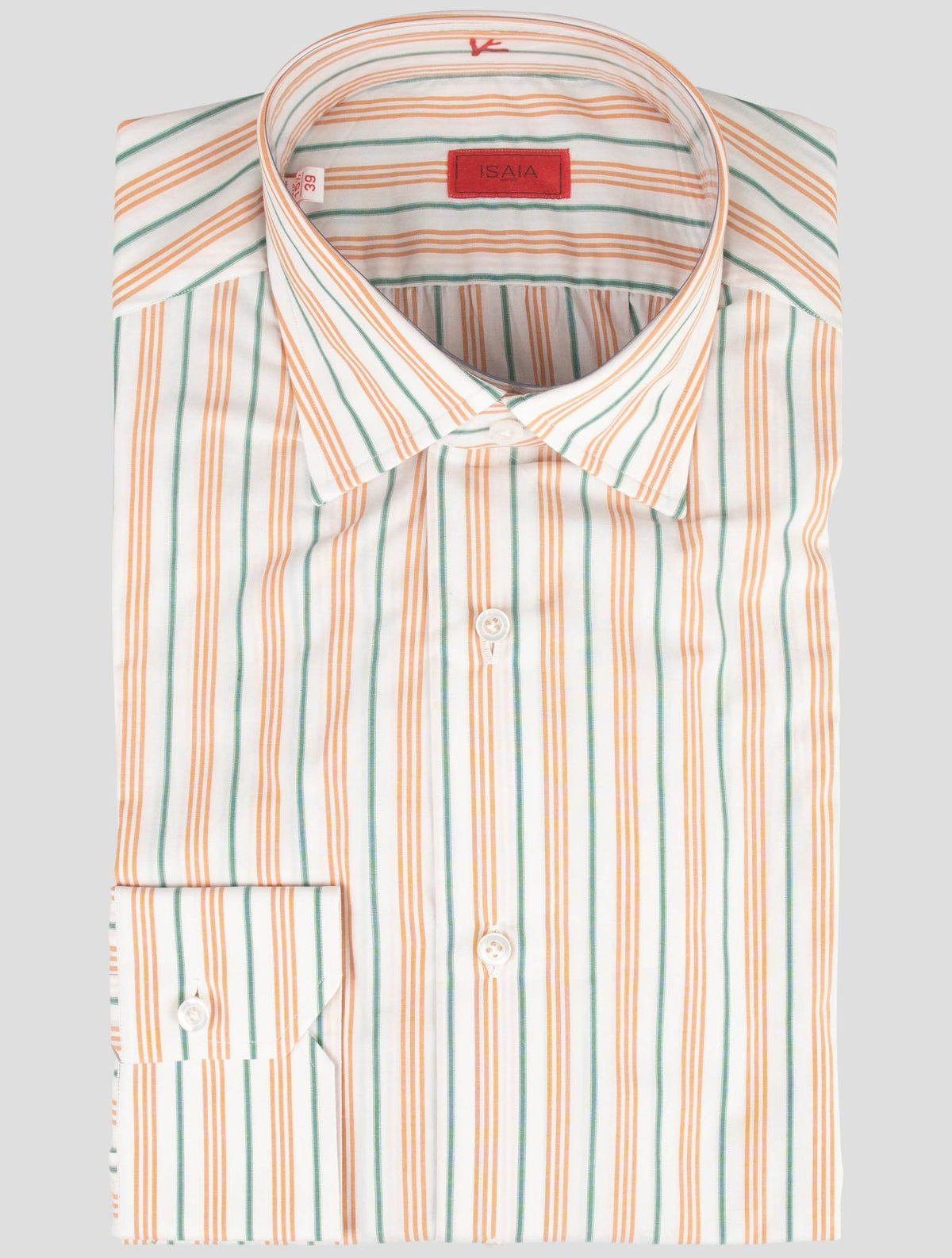 Isaia Multicolor Cotton Shirt