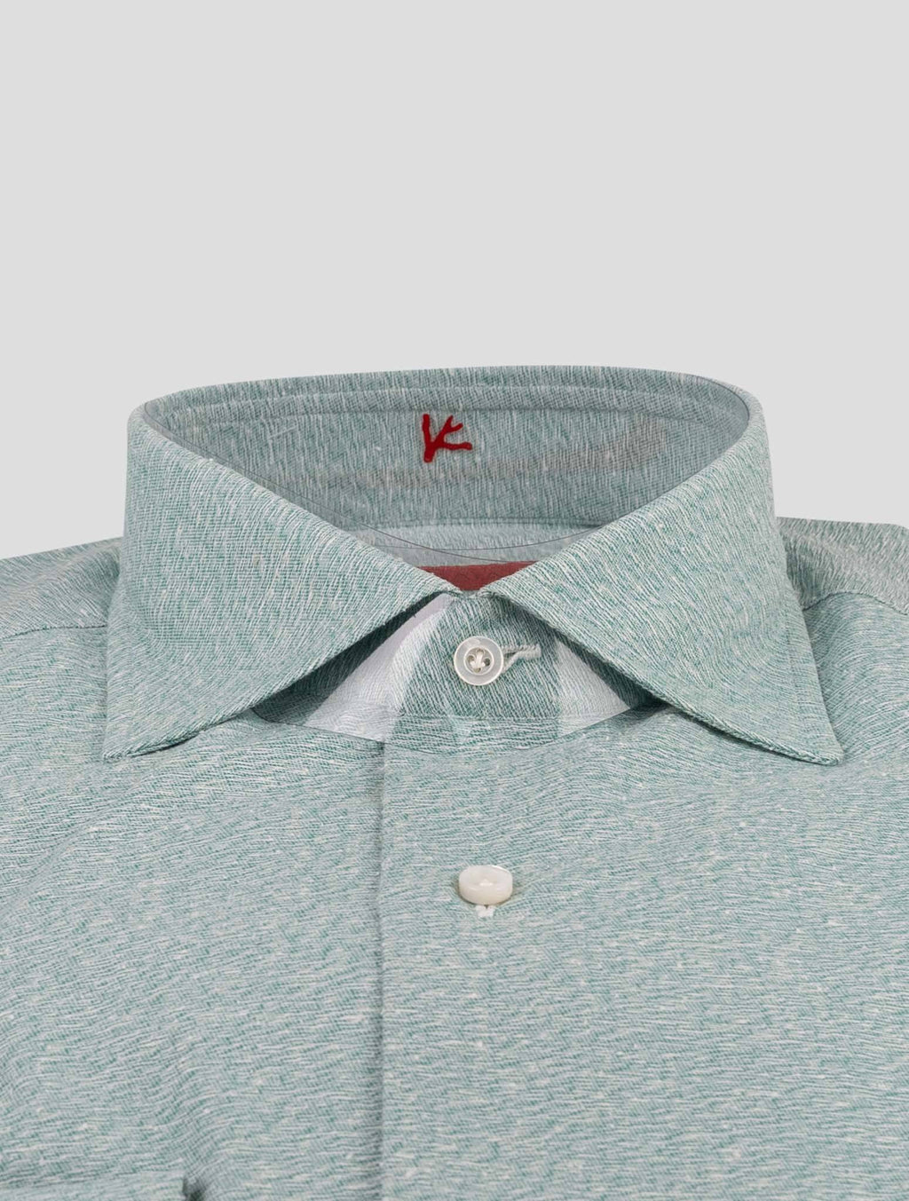 Isaia Isaia Light Green Cotton Silk Shirt Light Green 001