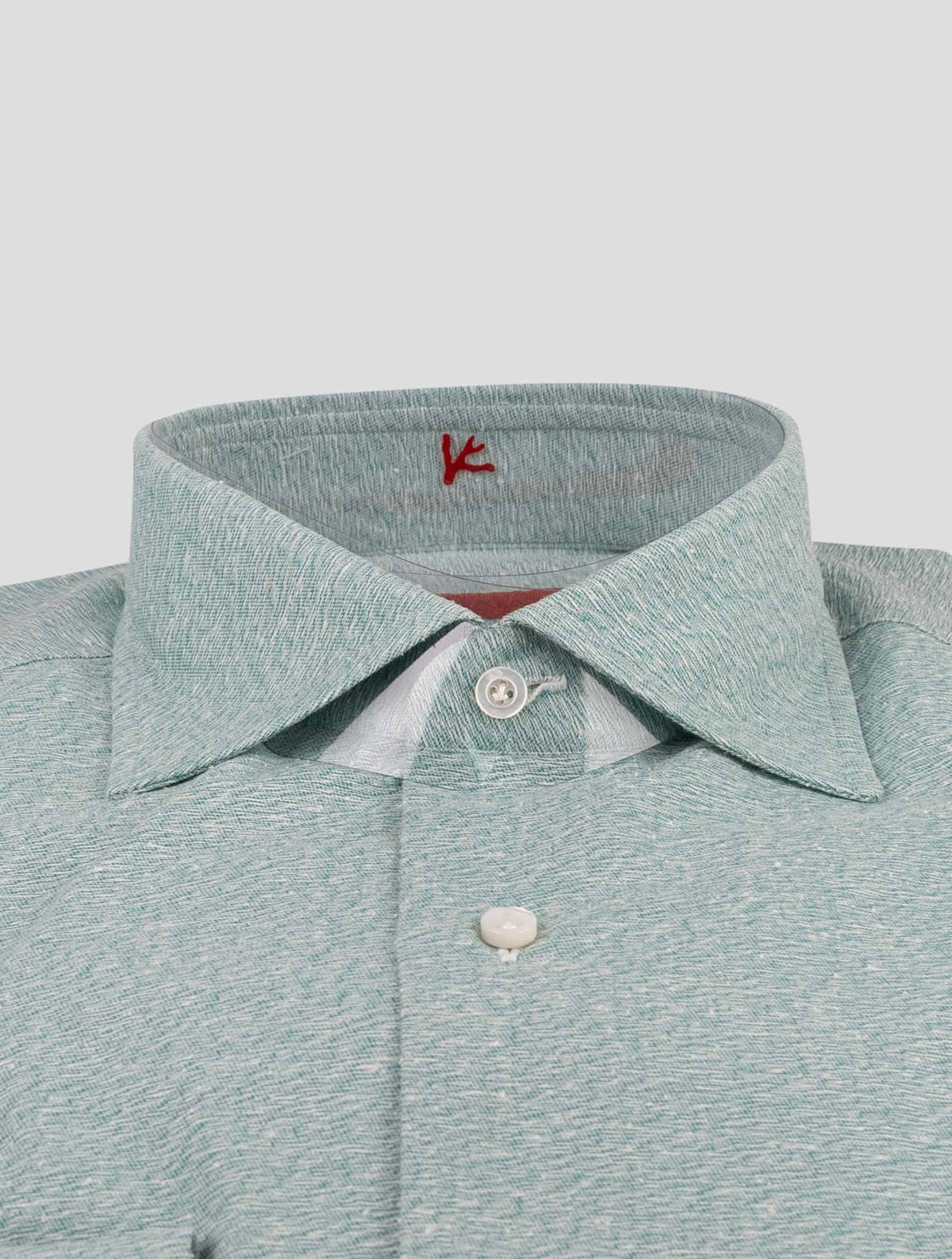 Isaia Isaia Light Green Cotton Silk Shirt Light Green 001