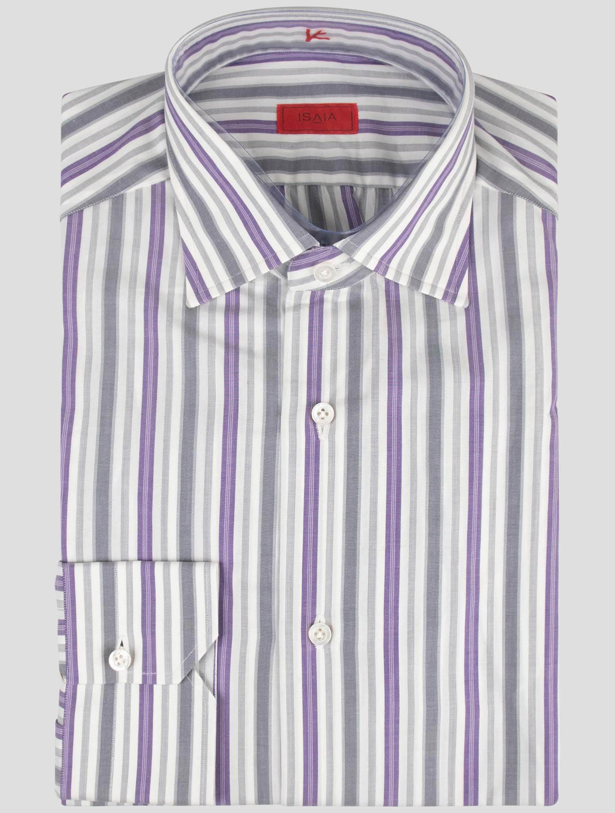 Isaia Multicolor Cotton Shirt