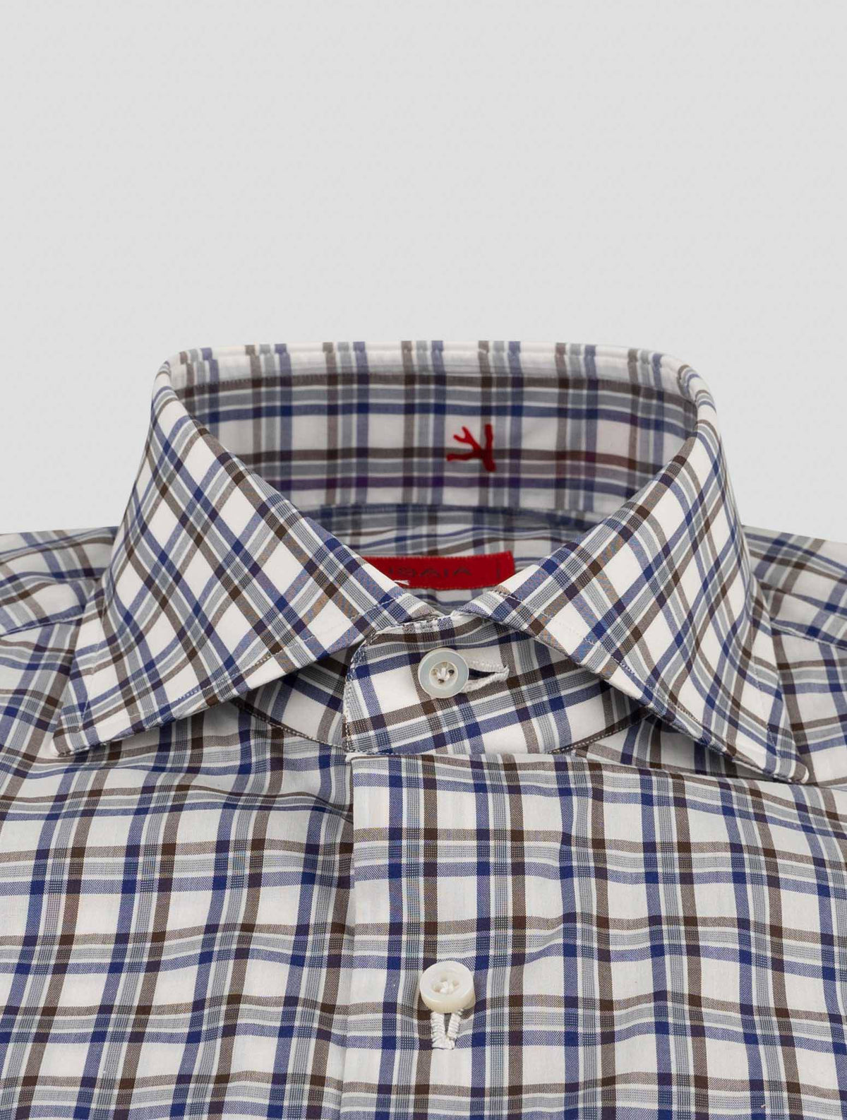 Isaia Isaia Multicolor Cotton Shirt Multicolor 001