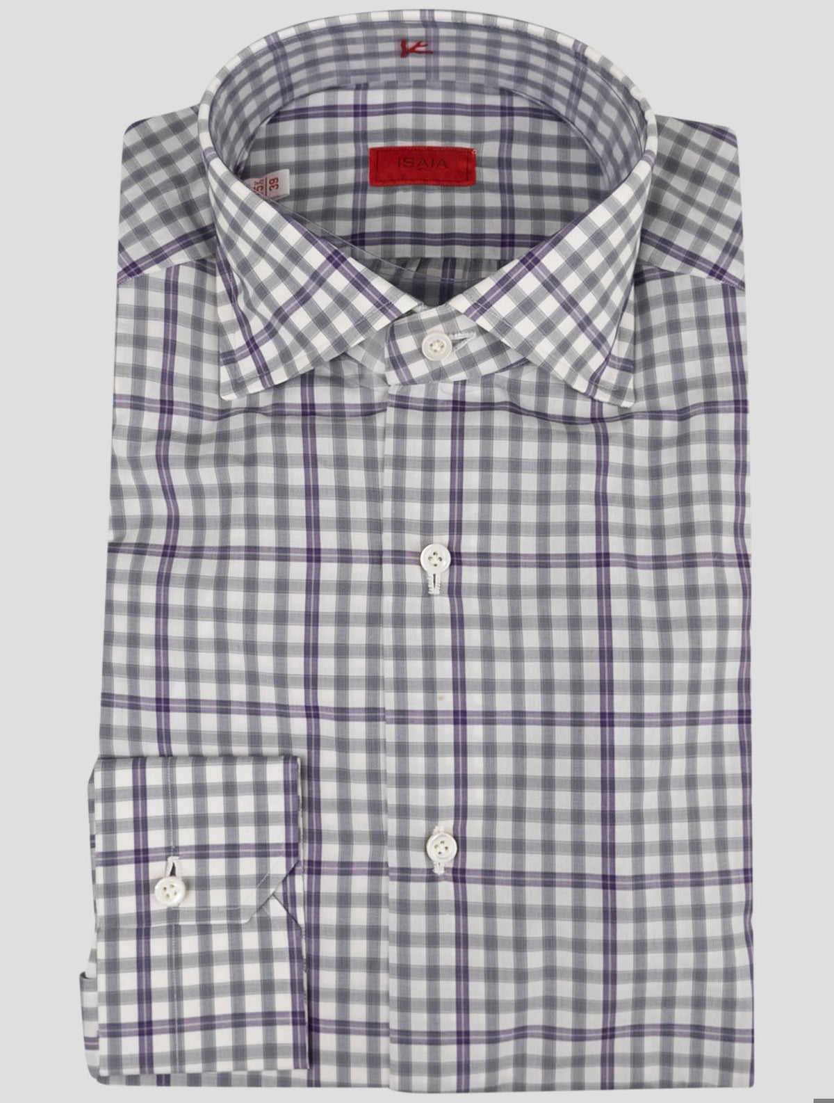 Isaia Multicolor Cotton Shirt