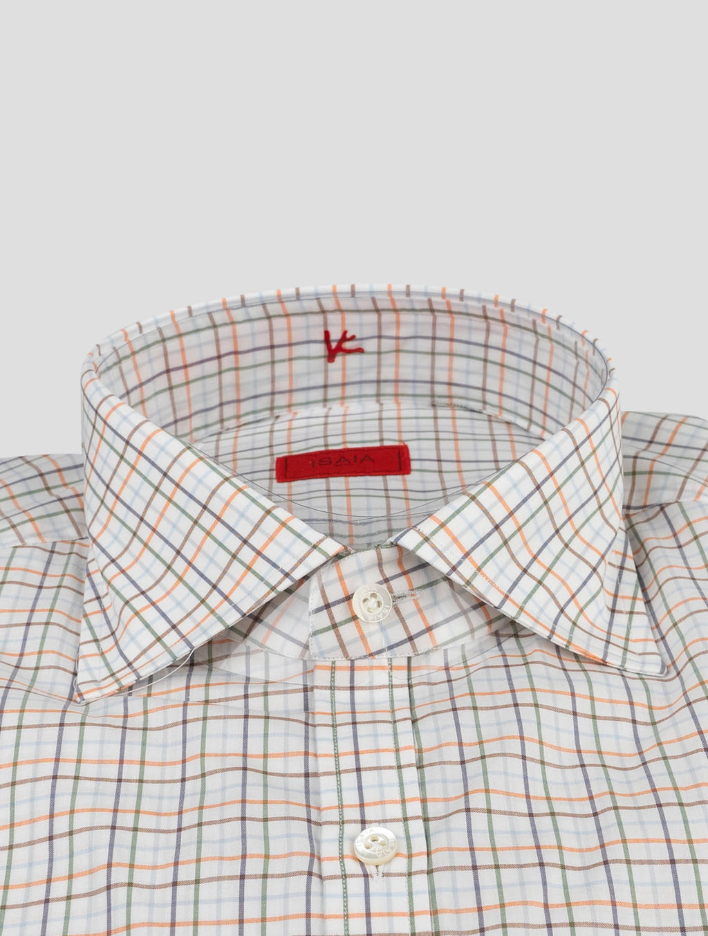 Isaia Isaia Multicolor Cotton Shirt Multicolor 001