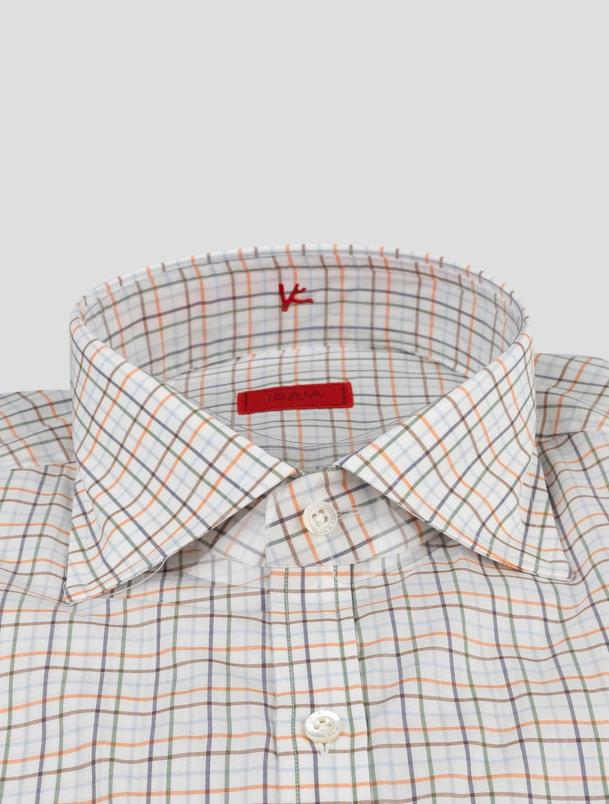 Isaia Isaia Multicolor Cotton Shirt Multicolor 001