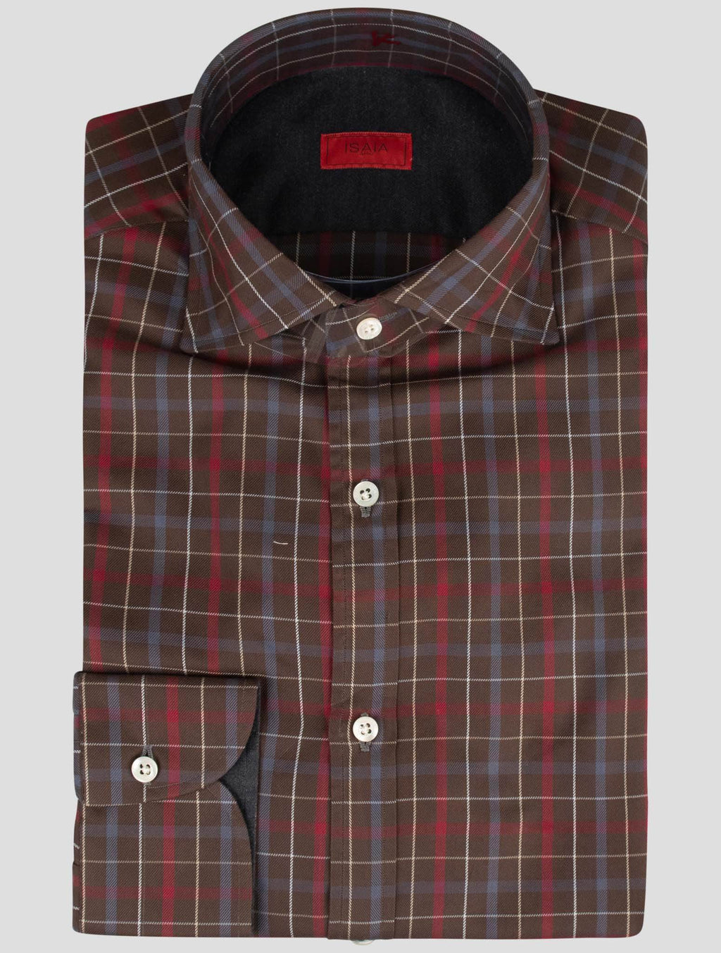 Isaia Multicolor Cotton Shirt