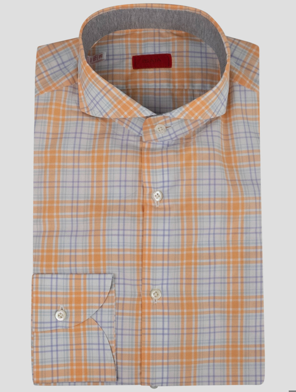 Isaia Multicolor Cotton Shirt