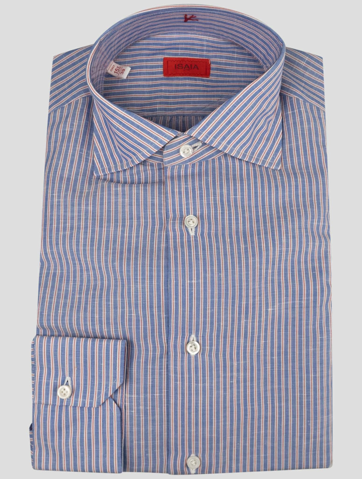 Isaia Isaia Multicolor Cotton Linen Shirt Multicolor 000
