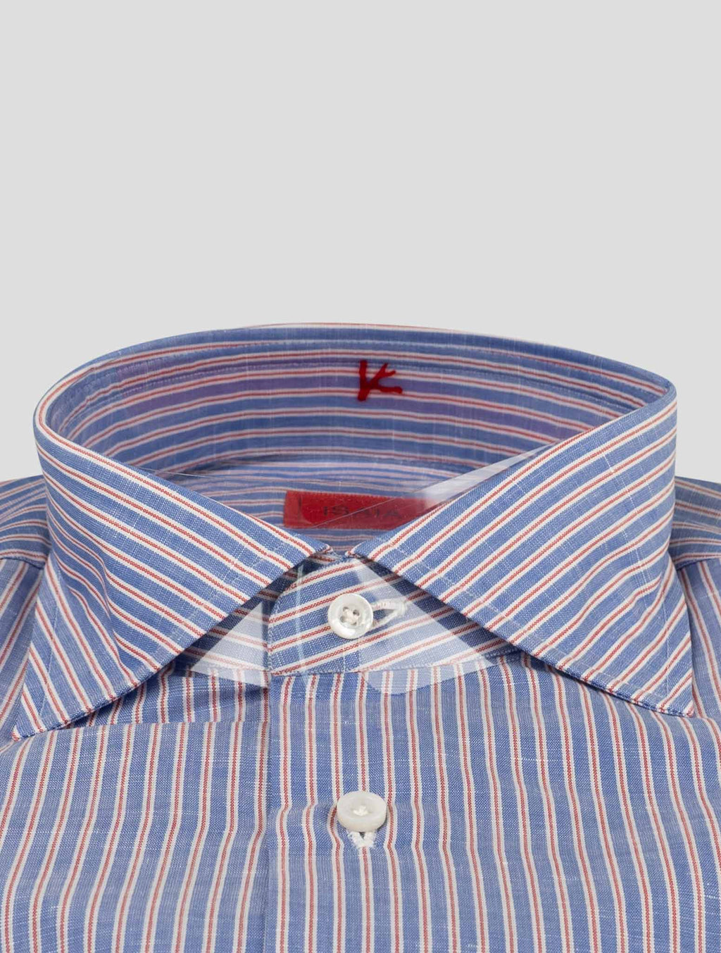 Isaia Isaia Multicolor Cotton Linen Shirt Multicolor 001