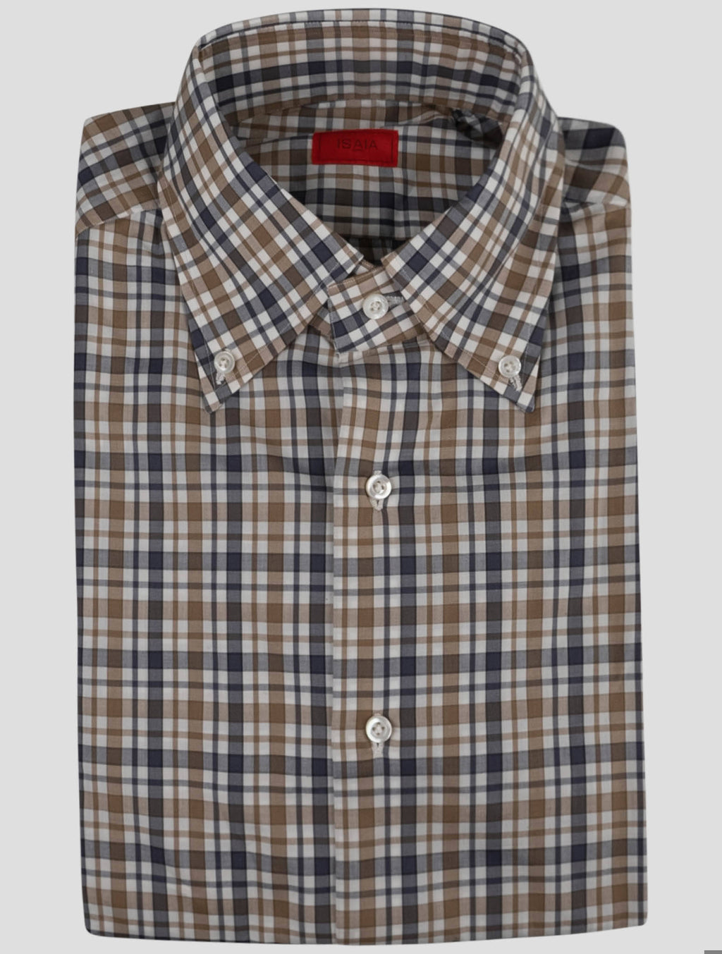 Isaia Multicolor Cotton Shirt