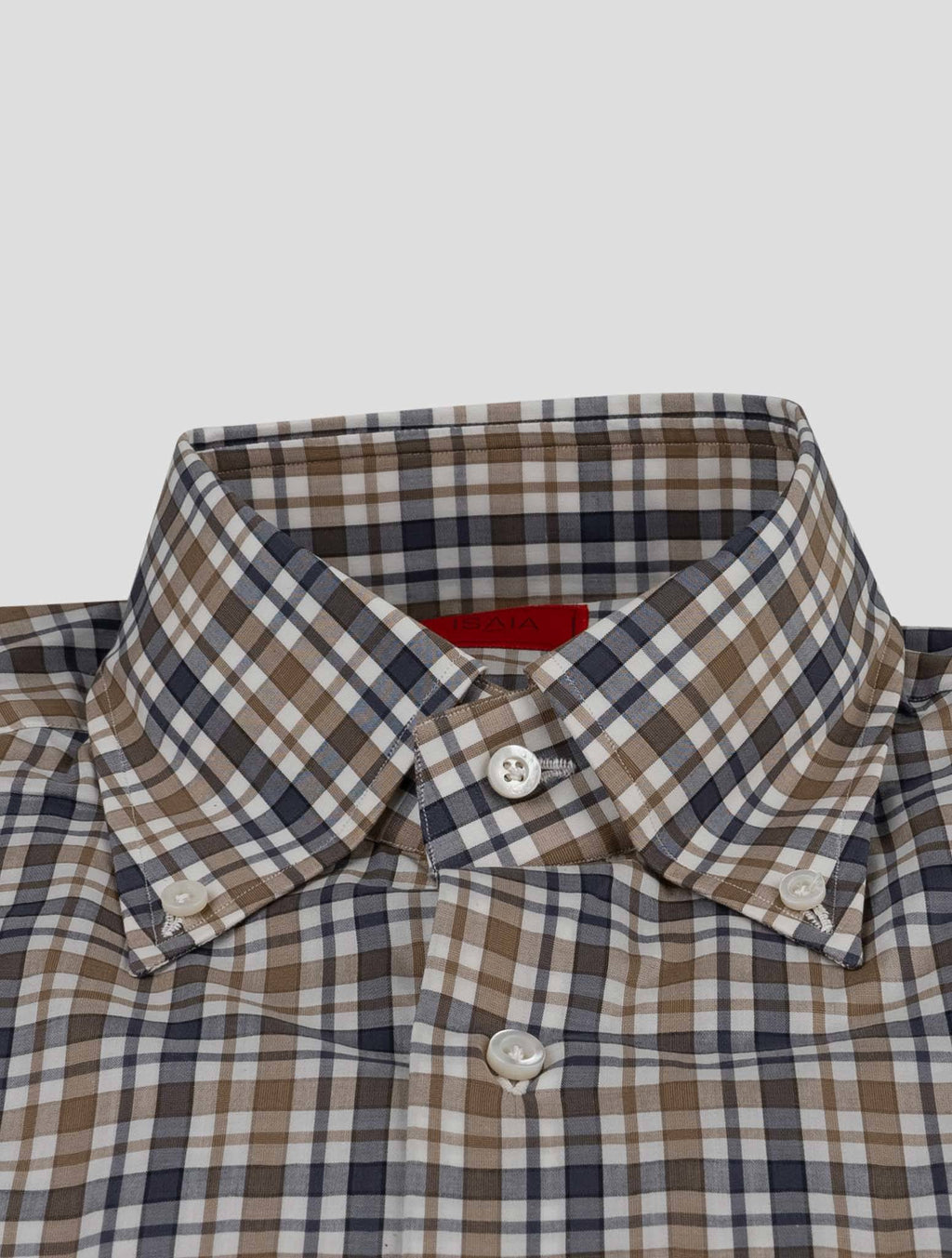 Isaia Isaia Multicolor Cotton Shirt Multicolor 001