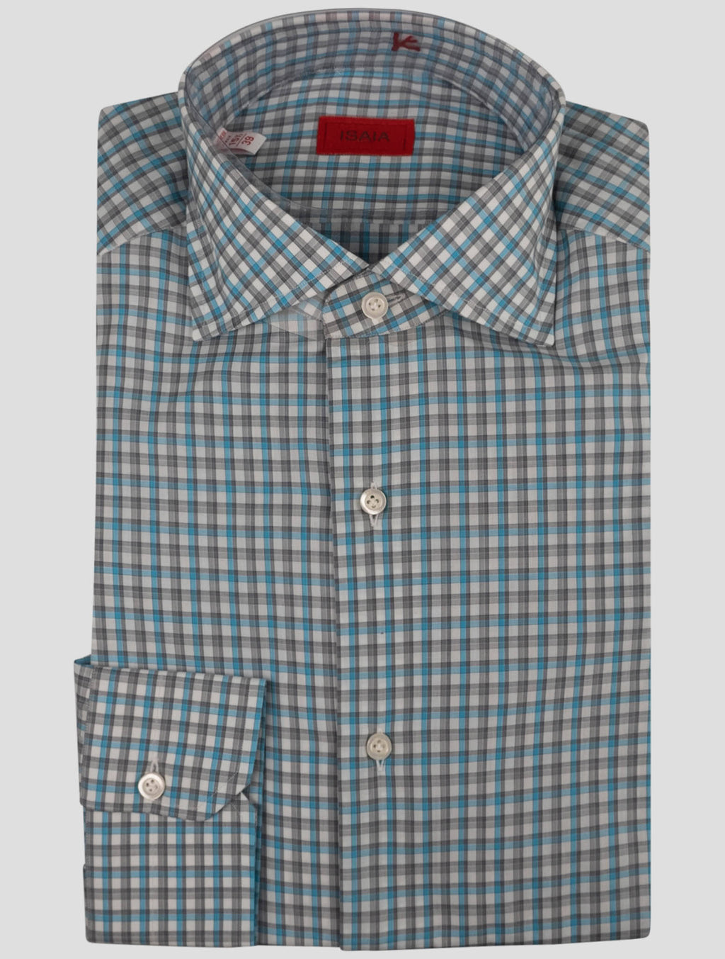 Isaia Multicolor Cotton Shirt