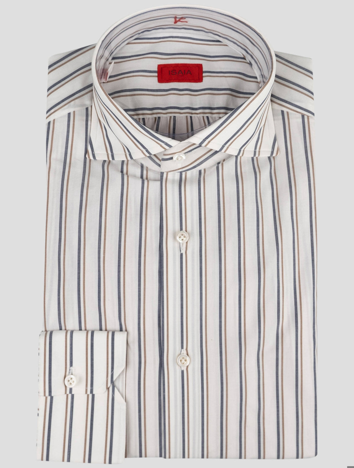 Isaia Multicolor Cotton Shirt