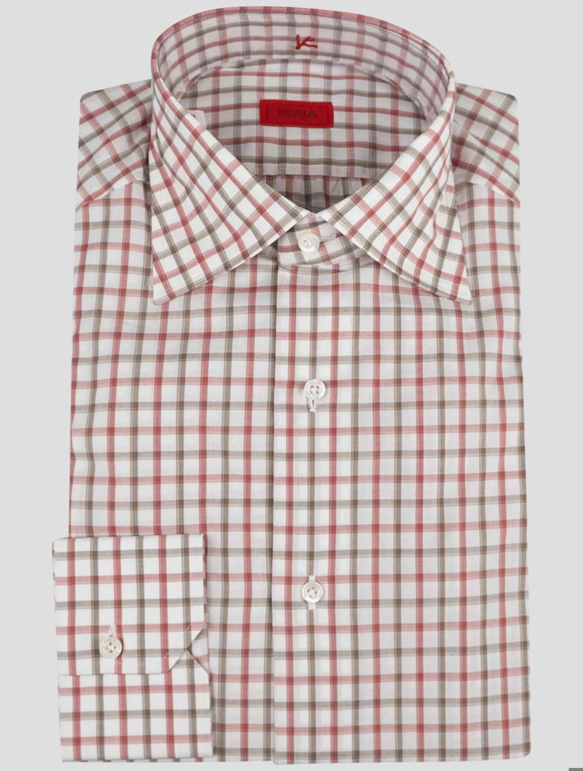 Isaia Multicolor Cotton Shirt