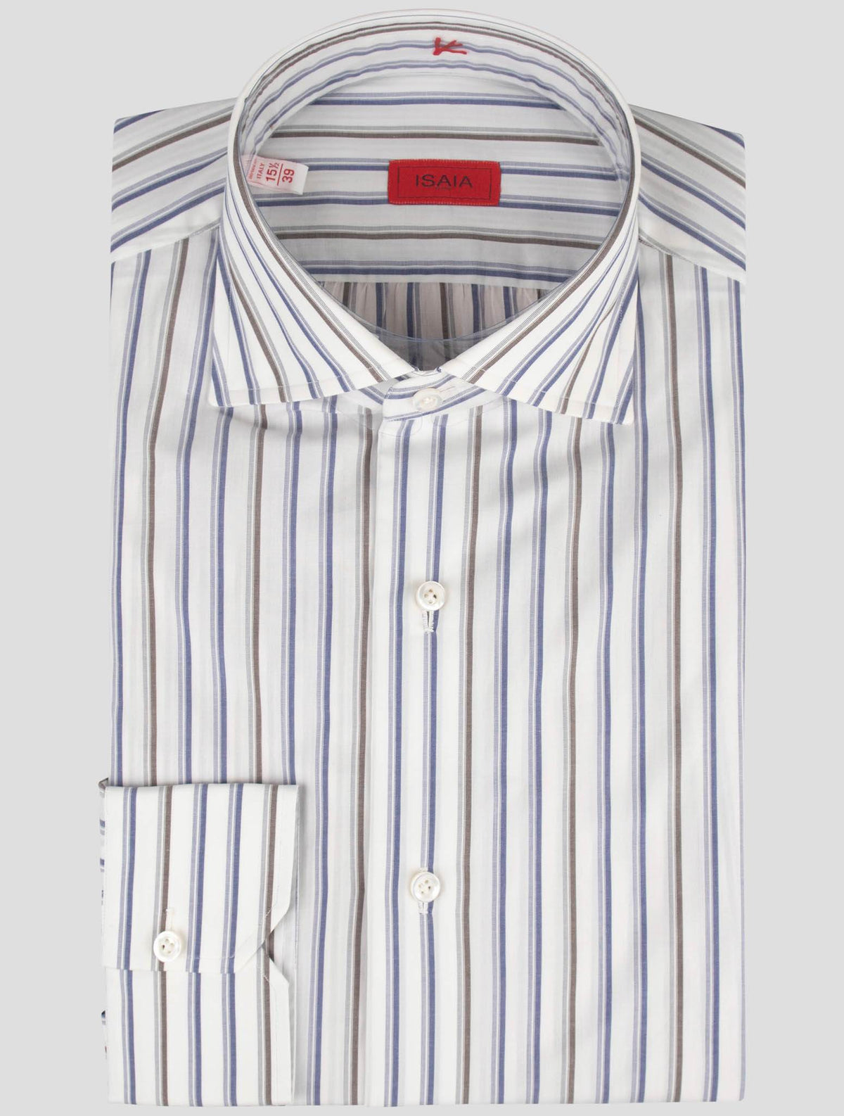Isaia Multicolor Cotton Shirt