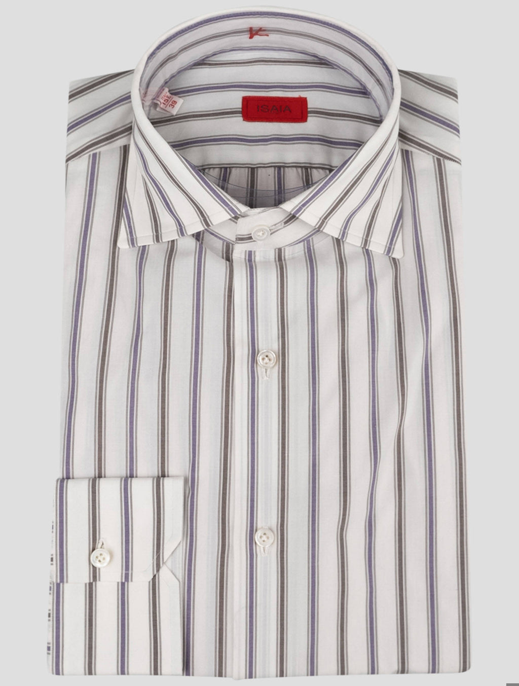 Isaia Multicolor Cotton Shirt