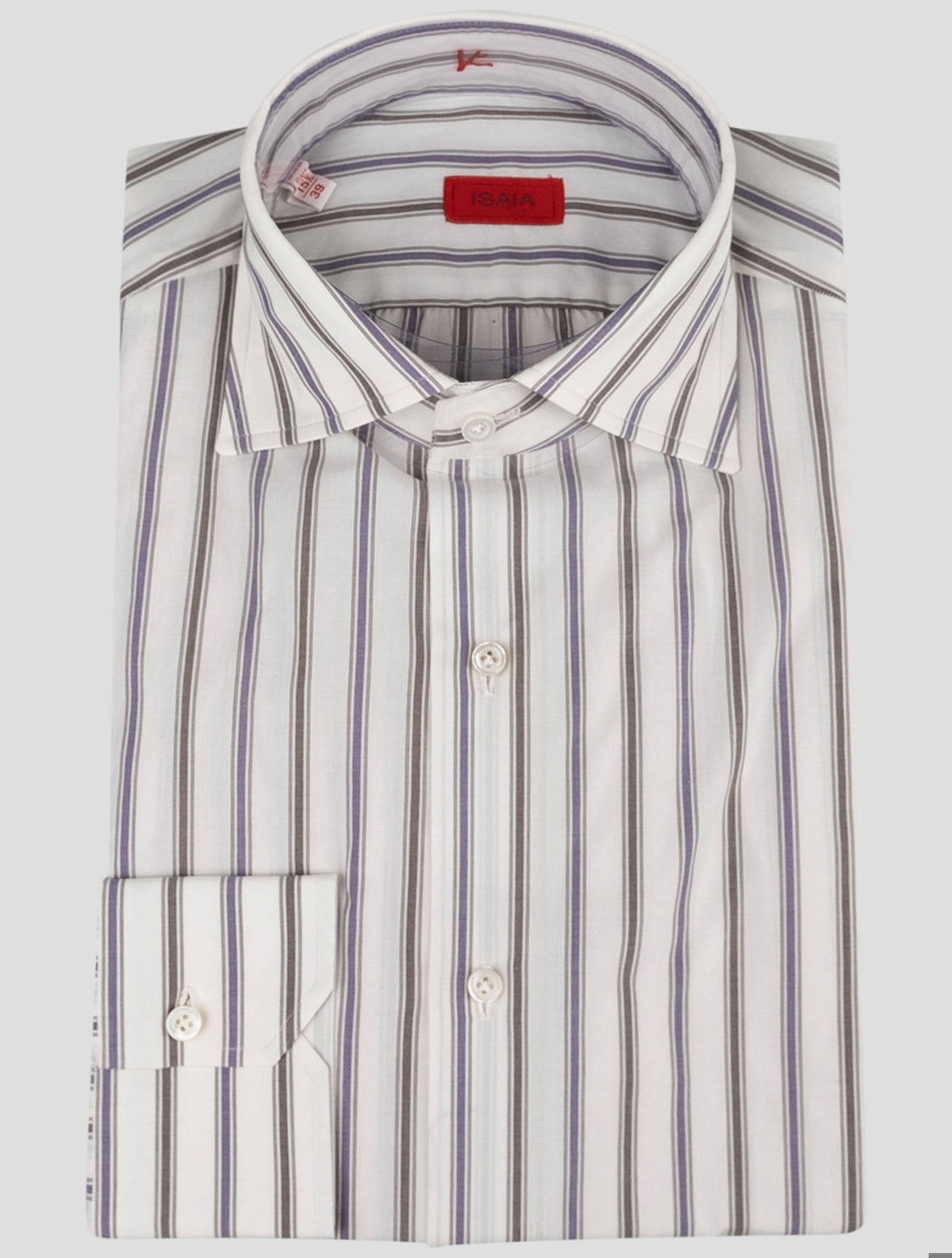 Isaia Multicolor Cotton Shirt