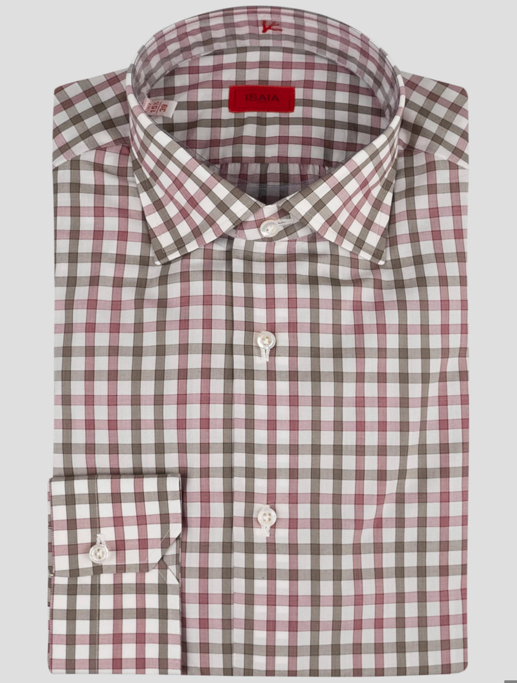 Isaia Multicolor Cotton Shirt