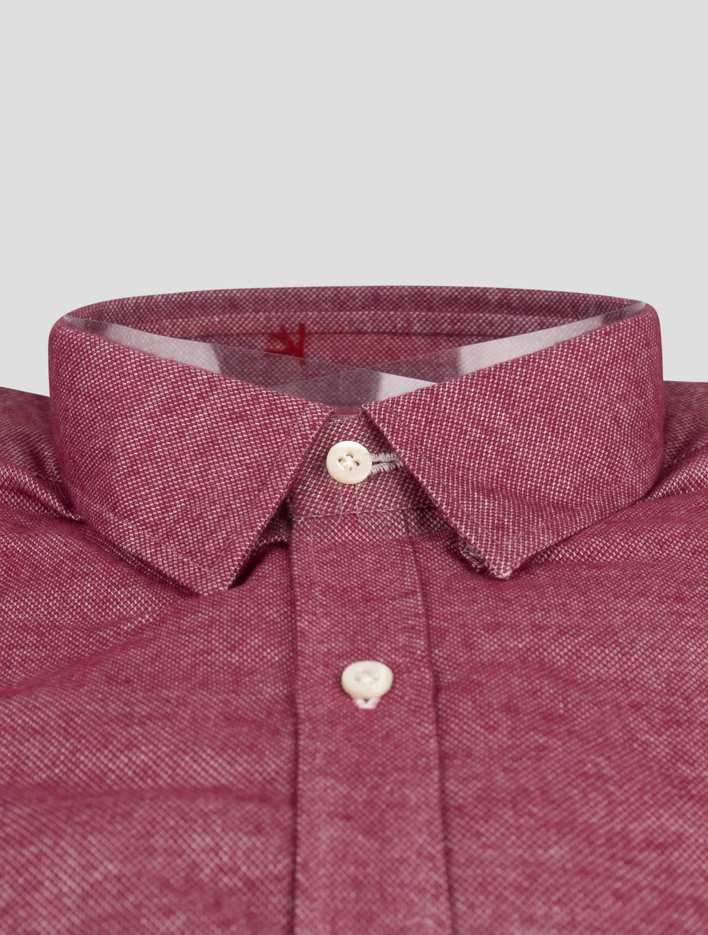 Isaia Isaia Red Cotton Shirt Red 001