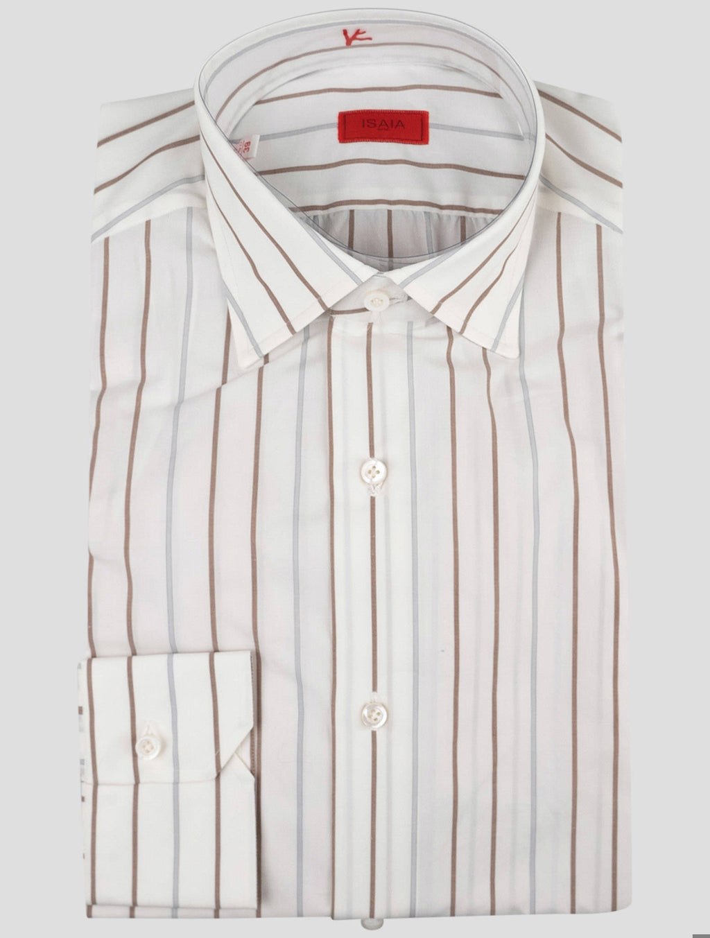 Isaia Multicolor Cotton Shirt