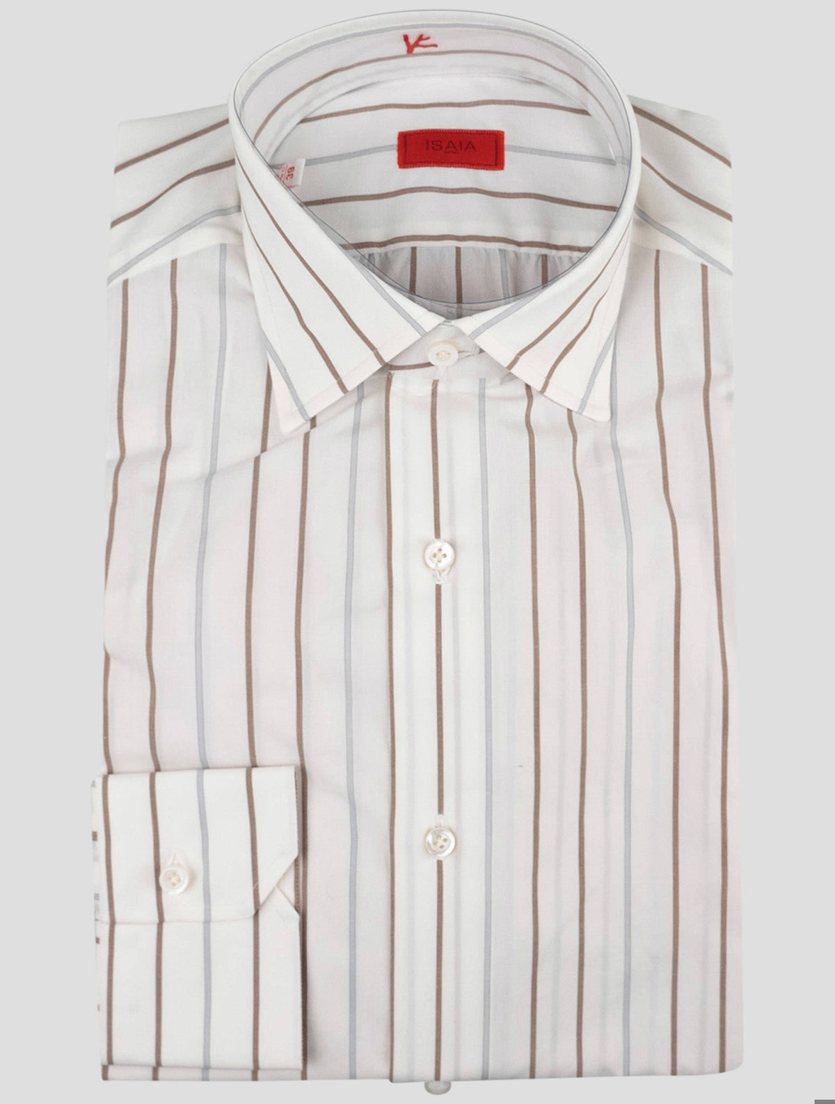 Isaia Multicolor Cotton Shirt