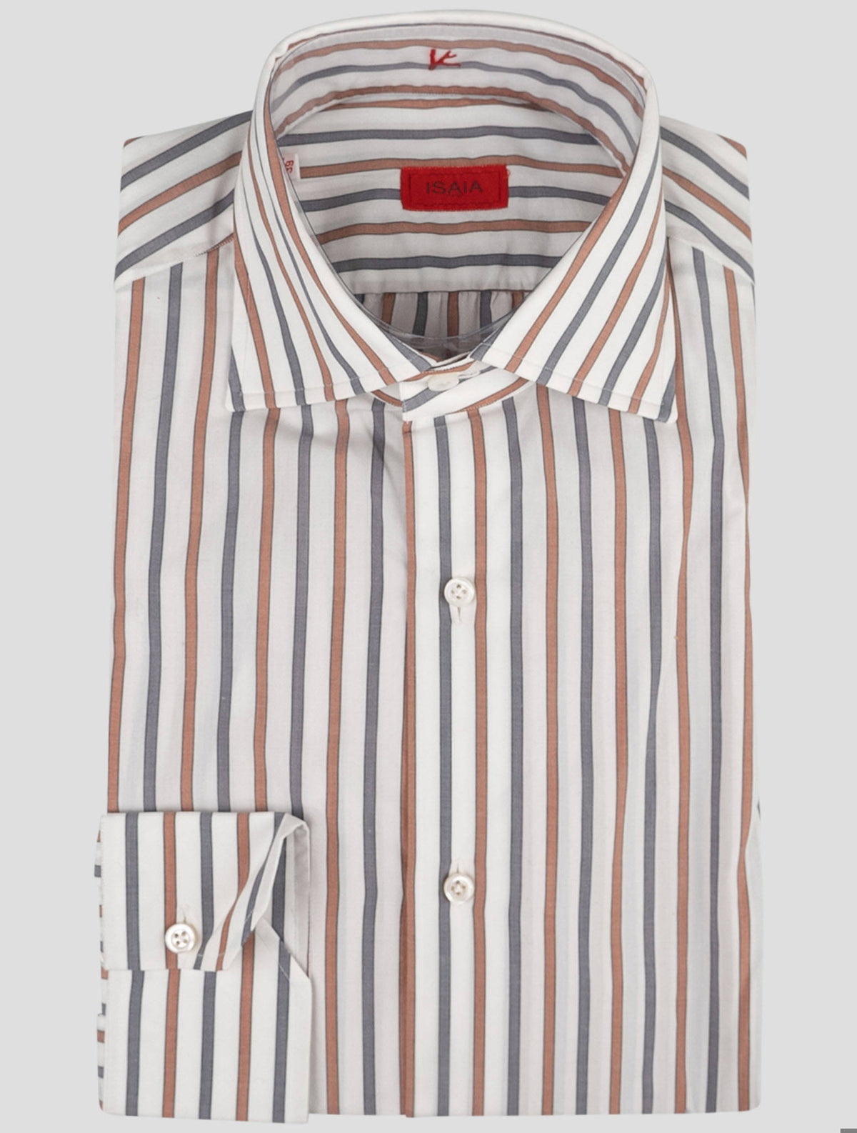 Isaia Multicolor Cotton Shirt