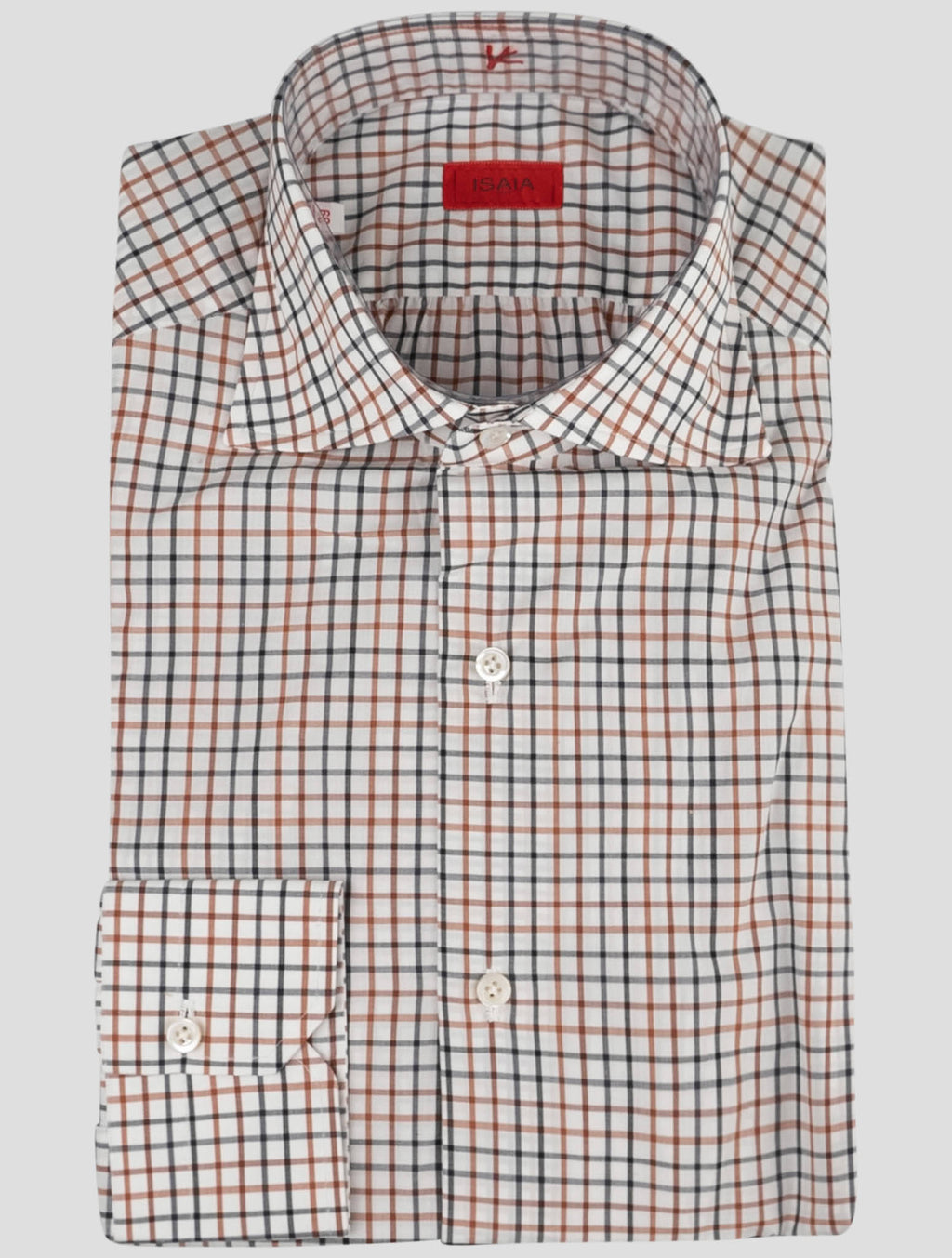 Isaia Multicolor Cotton Shirt