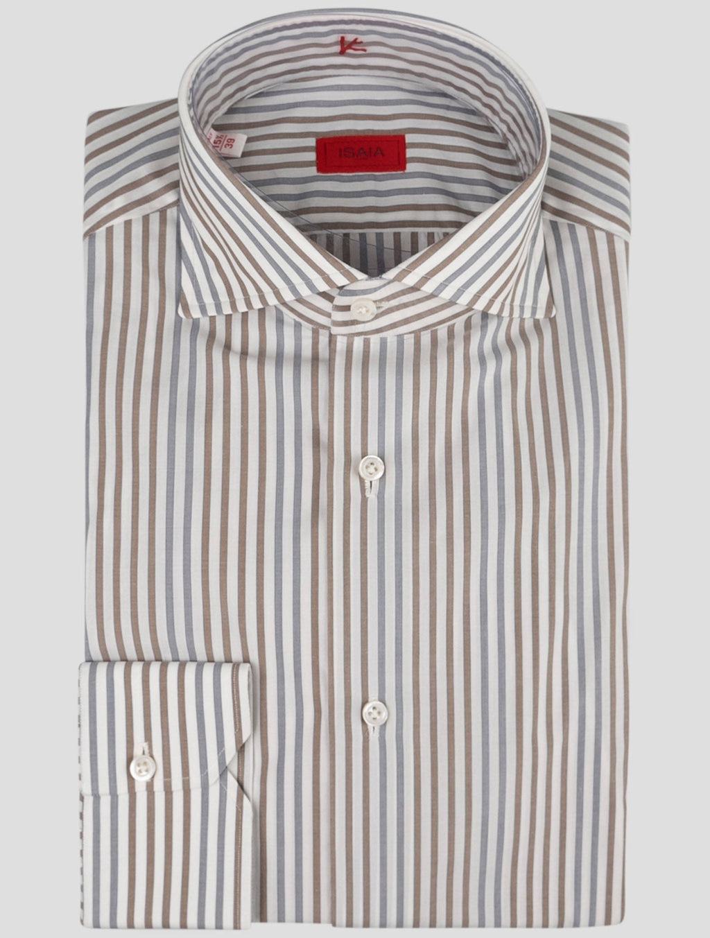 Isaia Multicolor Cotton Shirt