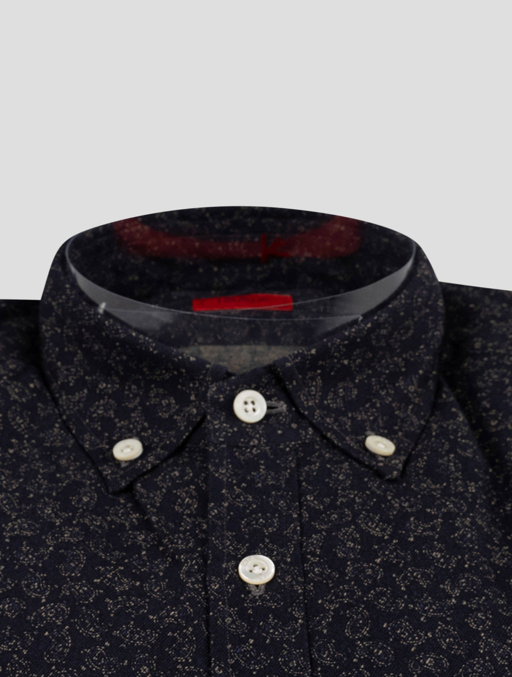 Isaia Isaia Dark Blue Cotton Shirt Dark Blue 001